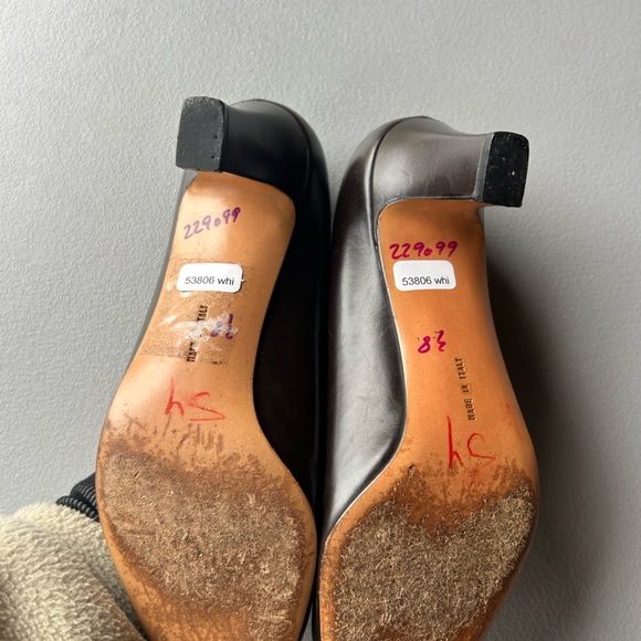 Salvatore Ferragamo Women's Dark Brown Leather Loafers - Picture 6 of 15